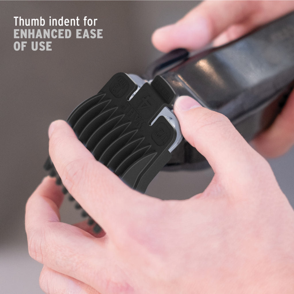 Wahl 1-4 Cutting Guide Comb Set - Black