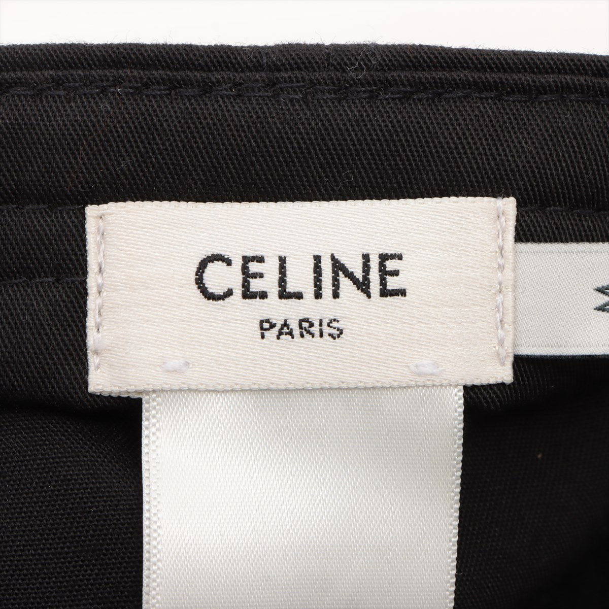 Celine Cotton Cap Black