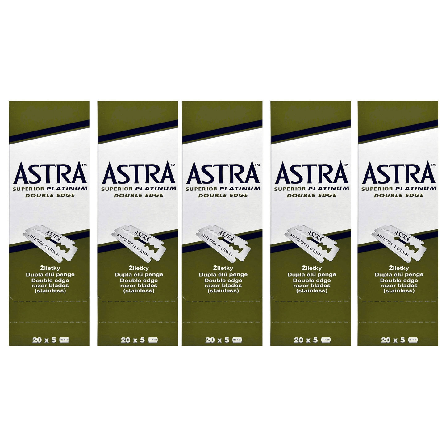 Astra Double Edge Blade (Green) - BarberSets