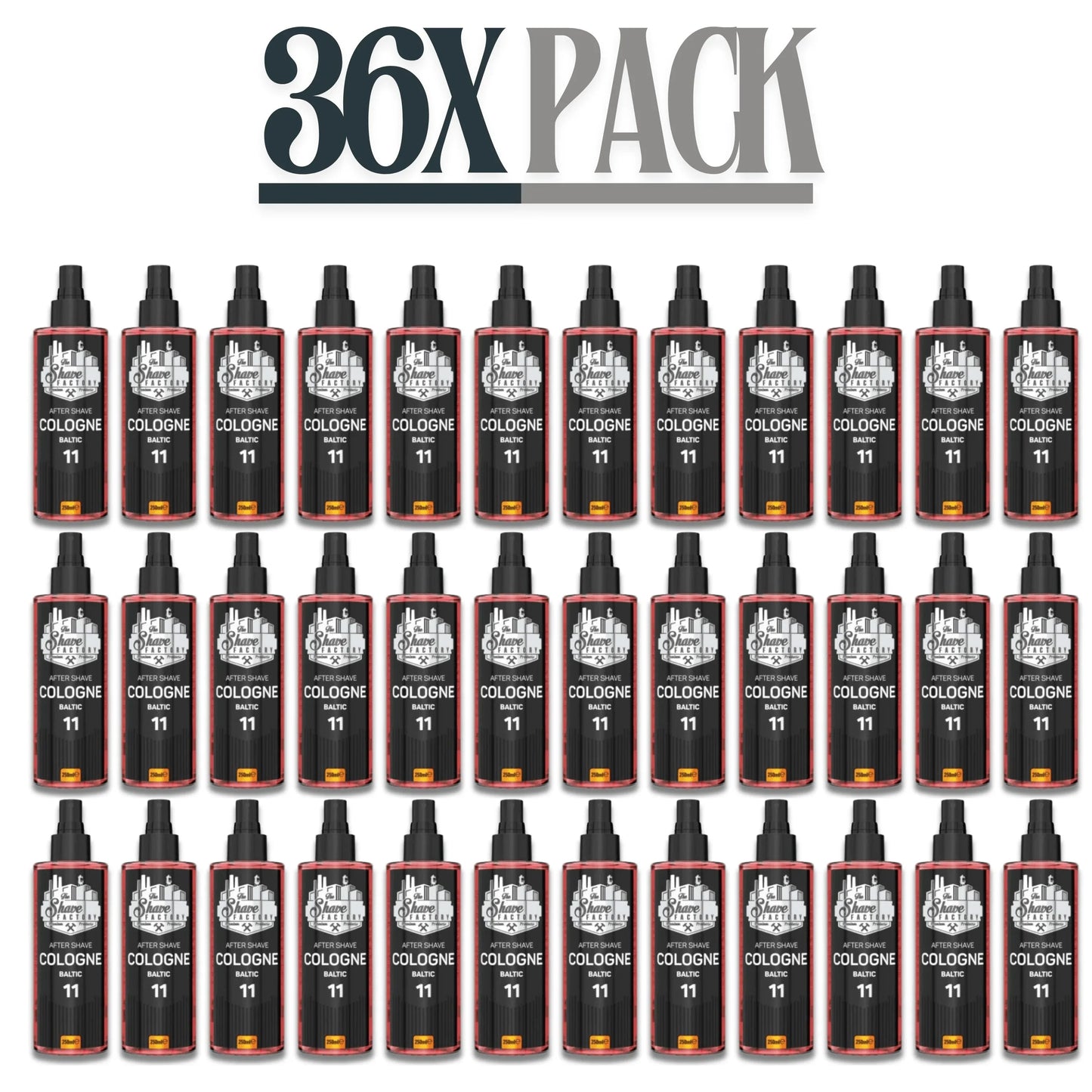 The Shave Factory After Shave Cologne 11 Baltic 250ml / 8.45 oz Multipack