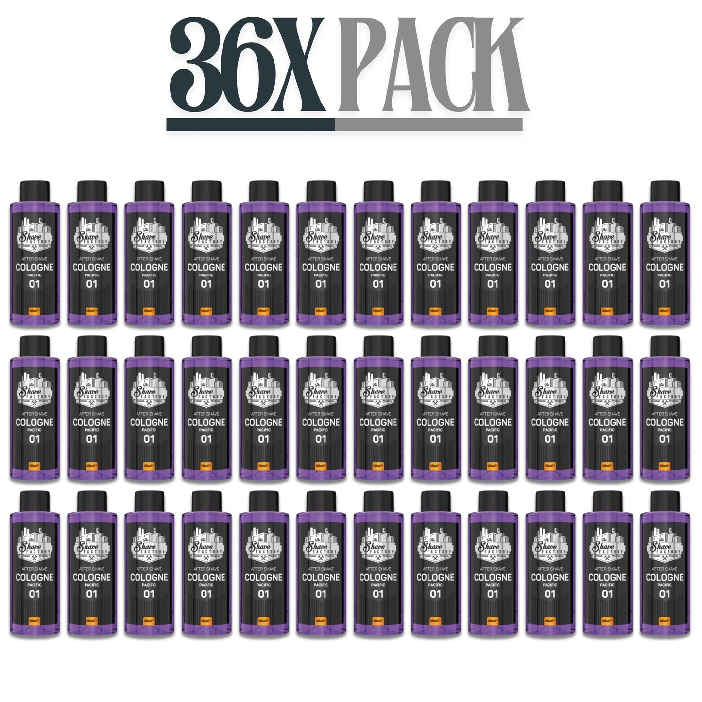 The Shave Factory After Shave Cologne 01 Pacific 500ml / 16.9 oz Multipack