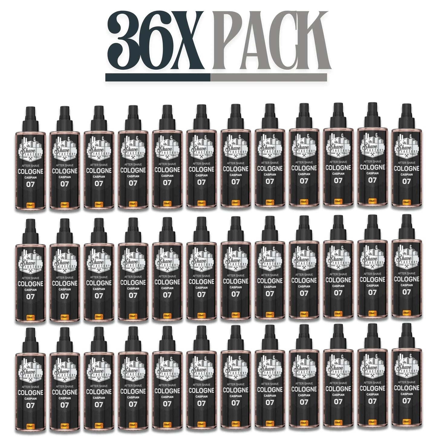 The Shave Factory After Shave Cologne 07 Caspian 250ml / 8.45 oz Multipack