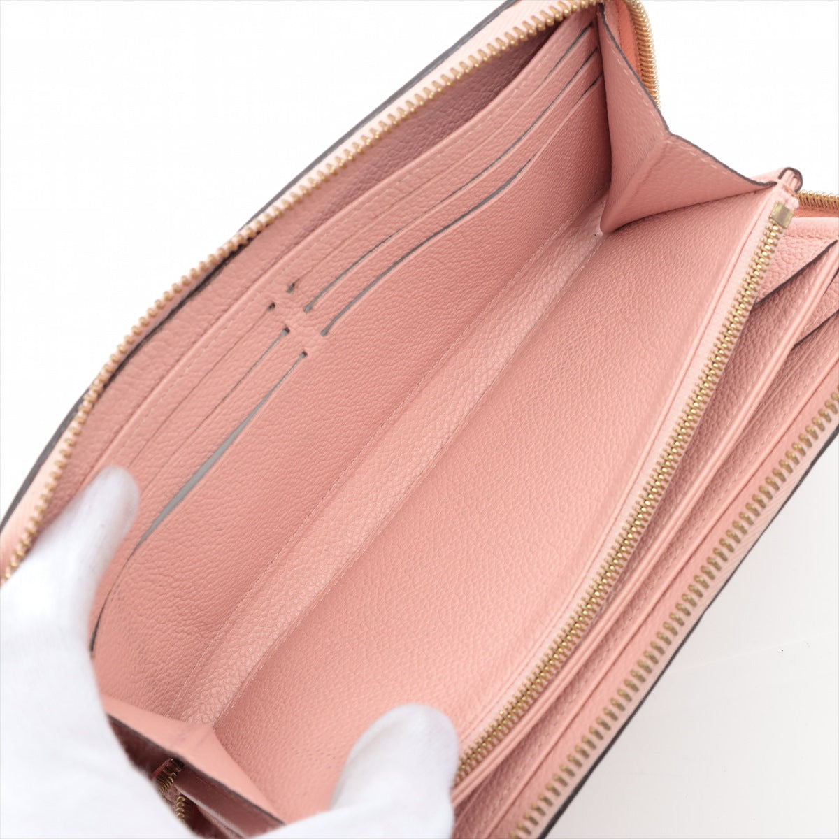 Louis Vuitton Empreinte Zippy Wallet Rose Ballerine