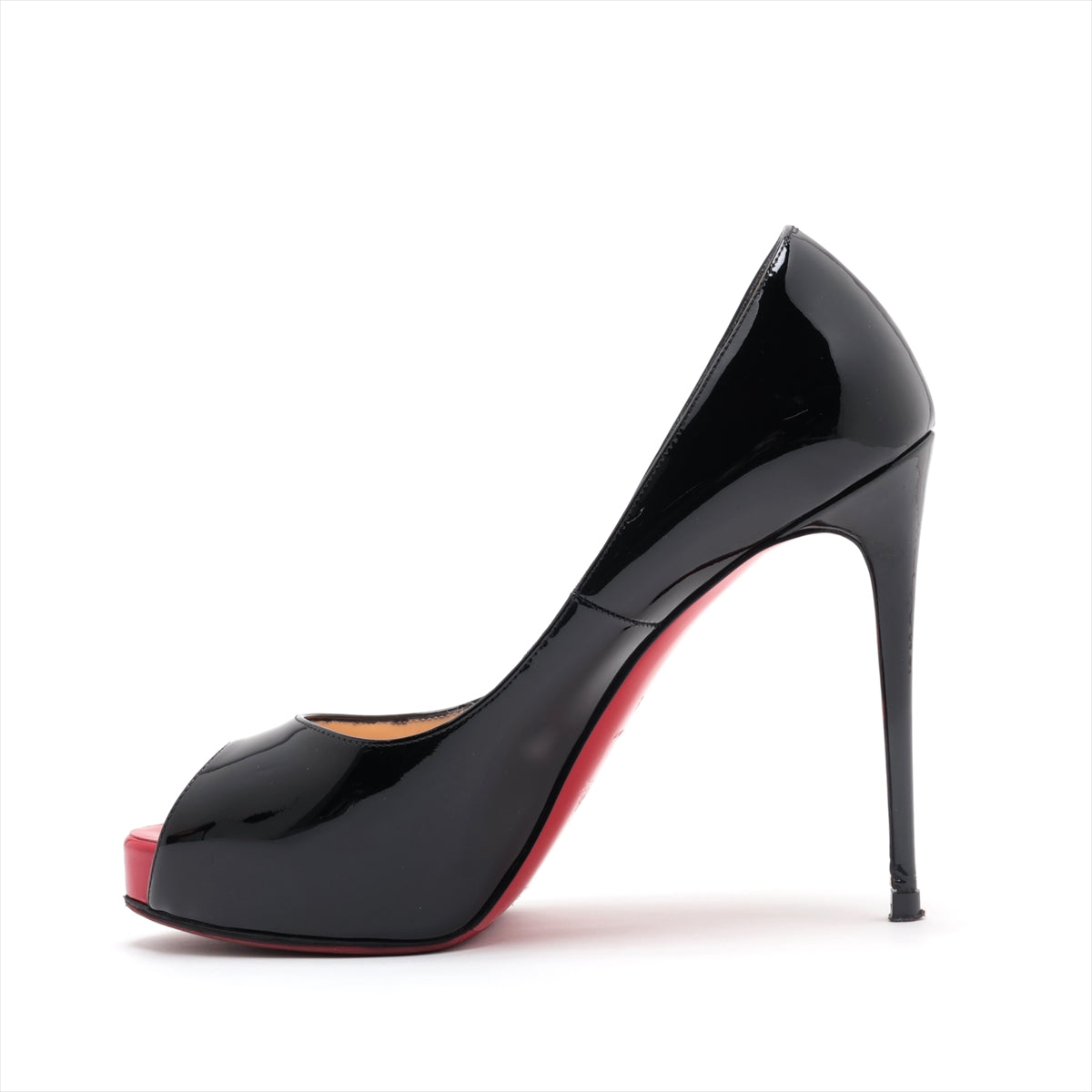 Christian Louboutin Patent Leather Open-toe Pump