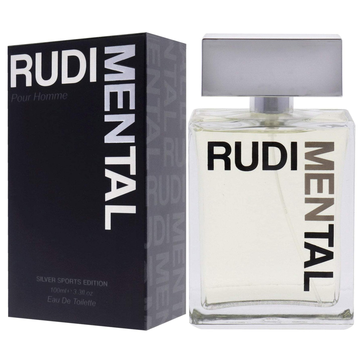 Rudimental Silver Sports Edition by Rudimental for Men - 3.3 oz EDT Spray