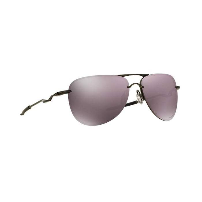 Oakley Tailpin OO4086-04 - Carbon Grey-Prizm Daily Burgundy Polarized by Oakley for Men - 61-15-121 mm Sunglasses