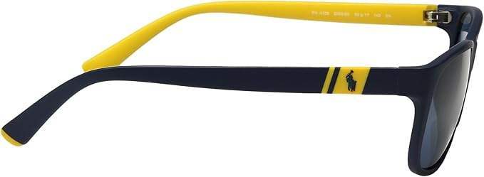 Polo Ralph Lauren PH 4109 558987 - Matte Grey-Grey by Ralph Lauren for Men - 59-17-145 mm Sunglasses