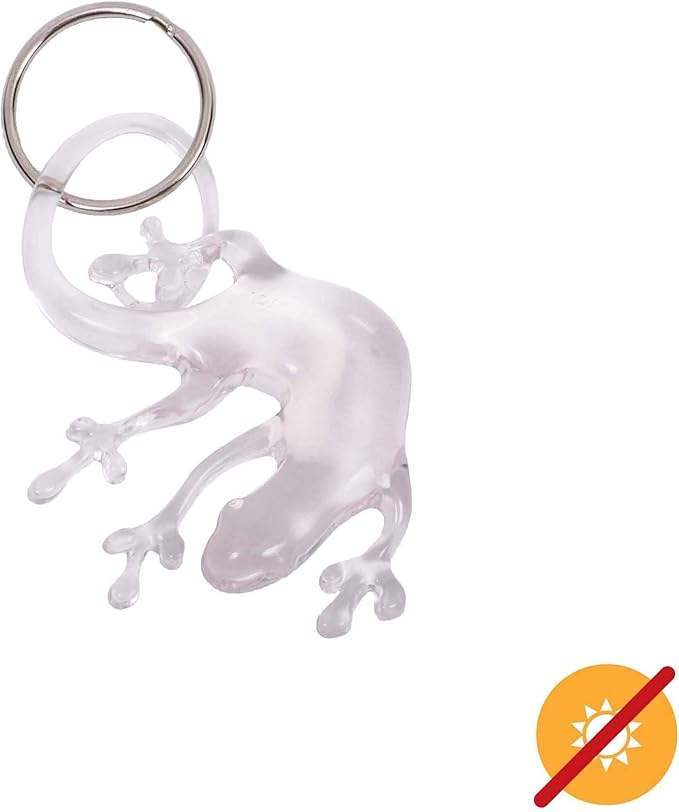 Color-Changing Key Chain Lizard - Red by DelSol for Women - 1 Pc Keychain - Pack of 3