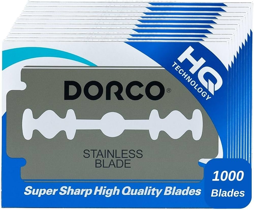 Dorco ST300 Platinum Extra Double Edge Razor Blade - 1000 ct