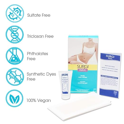 SURGI WAX Honey Body Wax Strips - SG82518