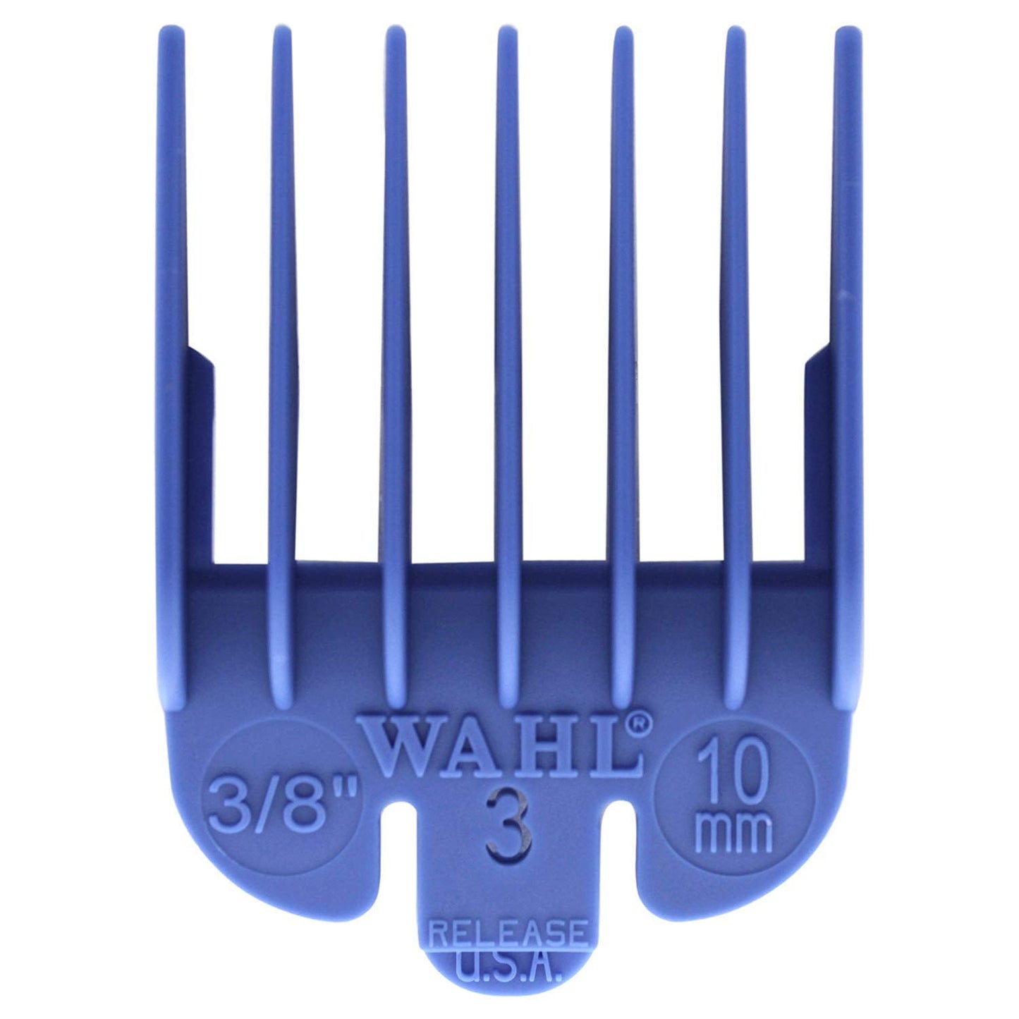 Wahl #3 Color-Coded Nylon Cutting Guide Comb - Blue (3/8")