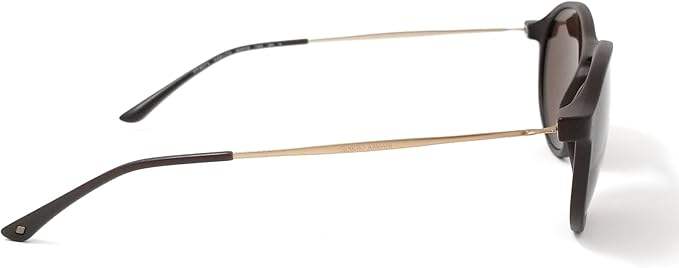 Giorgio Armani AR 8073 5491-73 Frames Of Life - Matte Brown-Brown by Giorgio Armani for Unisex - 52-19-145 mm Sunglasses