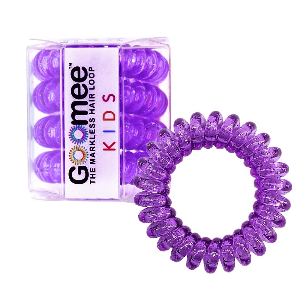 Kids The Markless Hair Loop Set - Magic Carpet by Goomee for Kids - 4 Pc Hair Tie