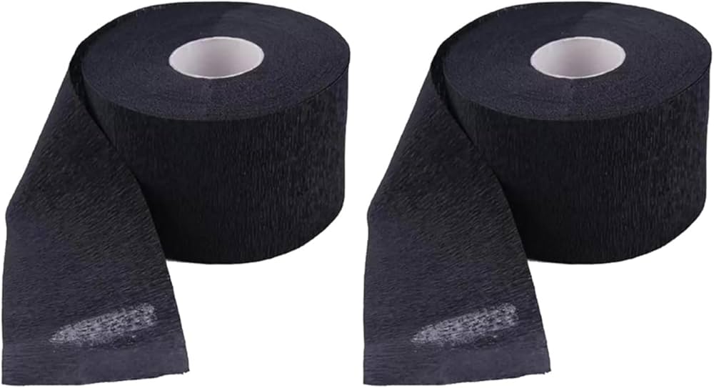 The Shave Factory Neck Strips - Black, 100 Roll, 10000 Strips