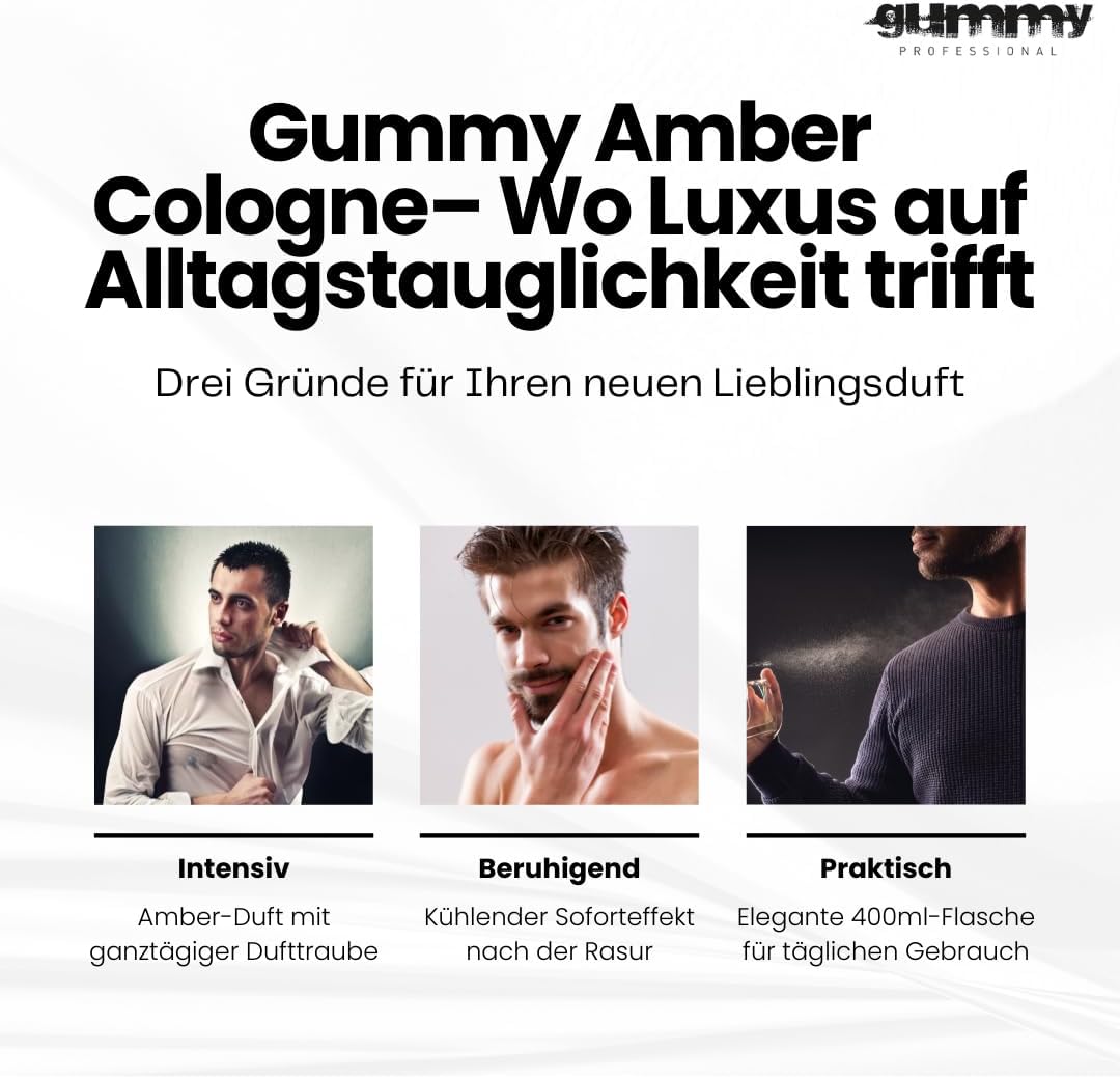 Gummy New Aftershave Cologne - 400 ml Amber
