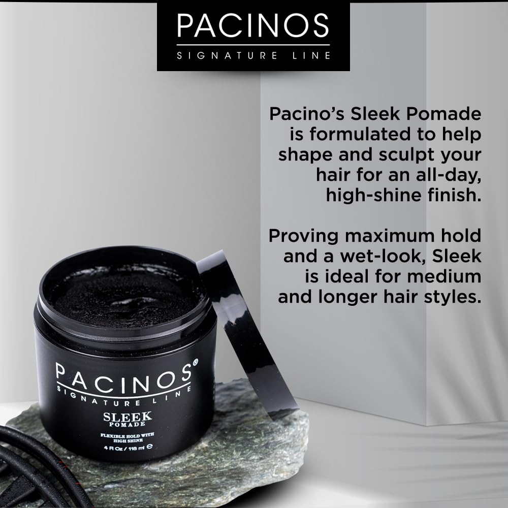 Pacinos Sleek Pomade 2 oz - 6 Pack
