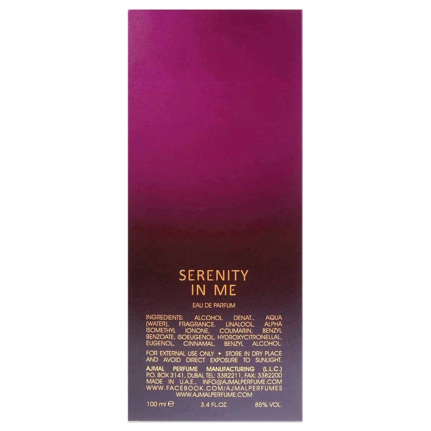 Serenity In Me by Ajmal for Women - 3.4 oz EDP Spray