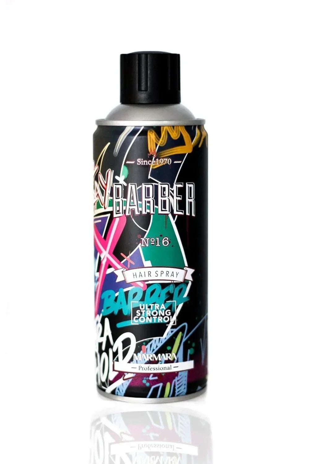 Marmara Barber Hair Spray No.16 Ultra Strong 400ml / 13.5 oz 6x Pack