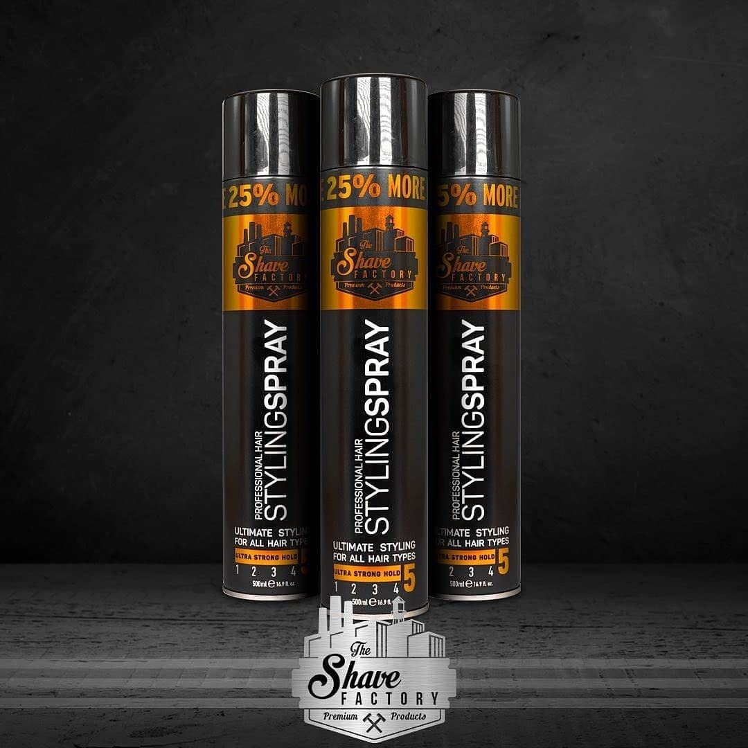 The Shave Factory Hair Styling Spray 16.9 oz Multipack
