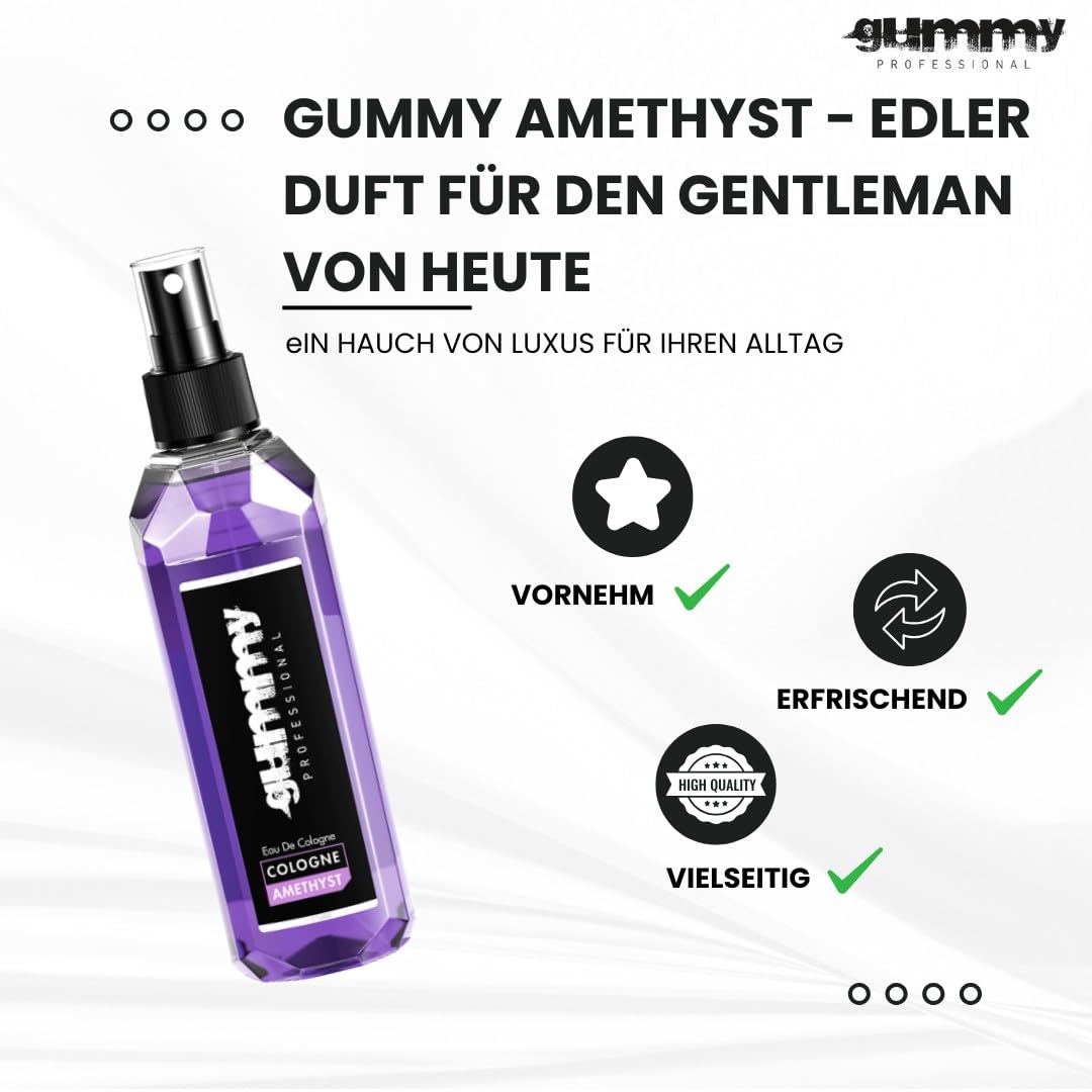 Gummy New Aftershave Cologne - 400 ml Amethyst