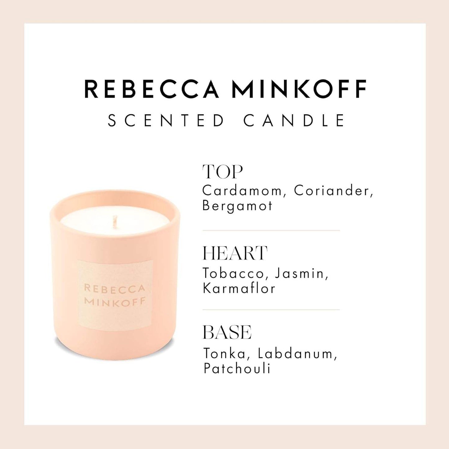 Rebecca Minkoff Candle by Rebecca Minkoff for Unisex - 6.3 oz Candle