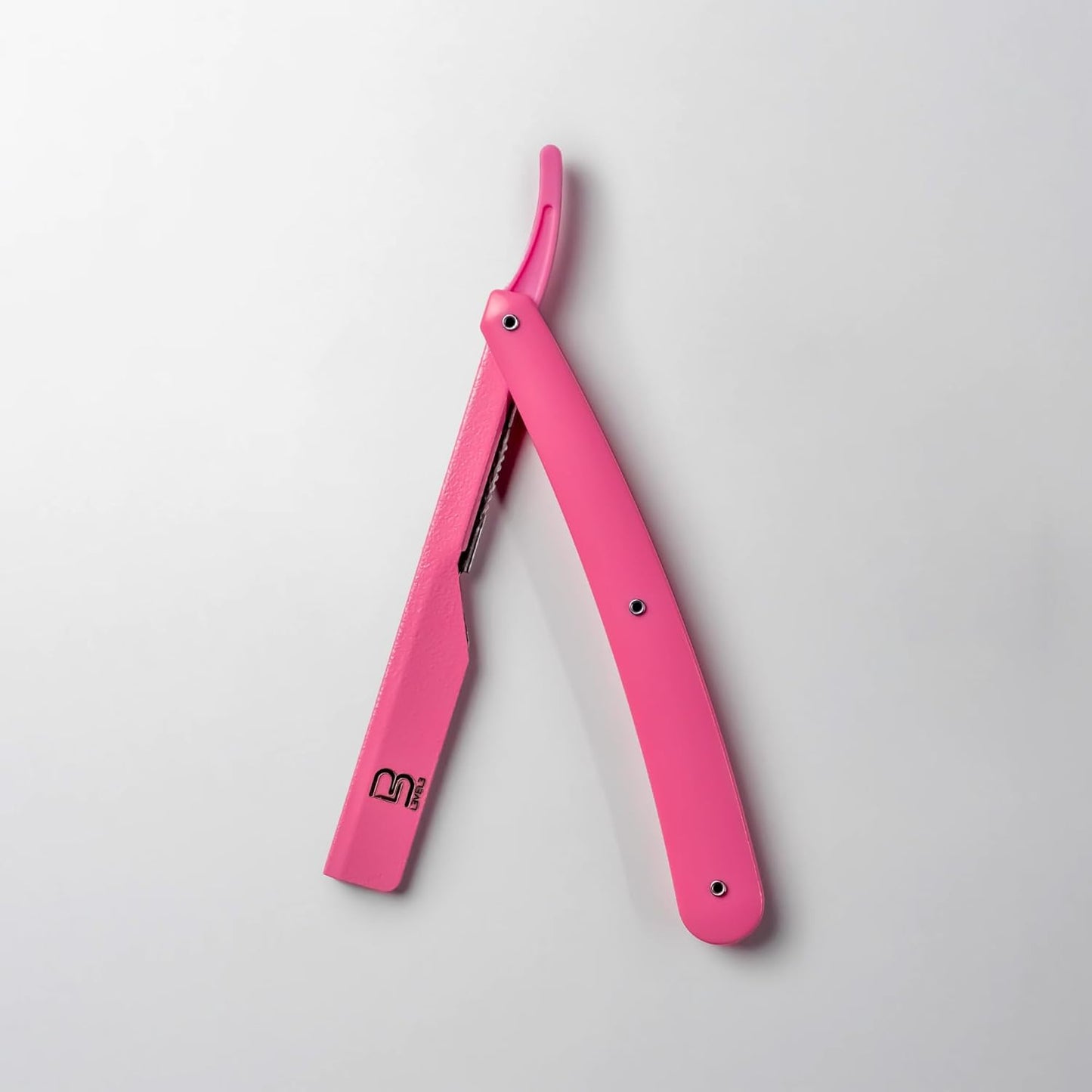 L3VEL3 Straight Professional Razor - Pink