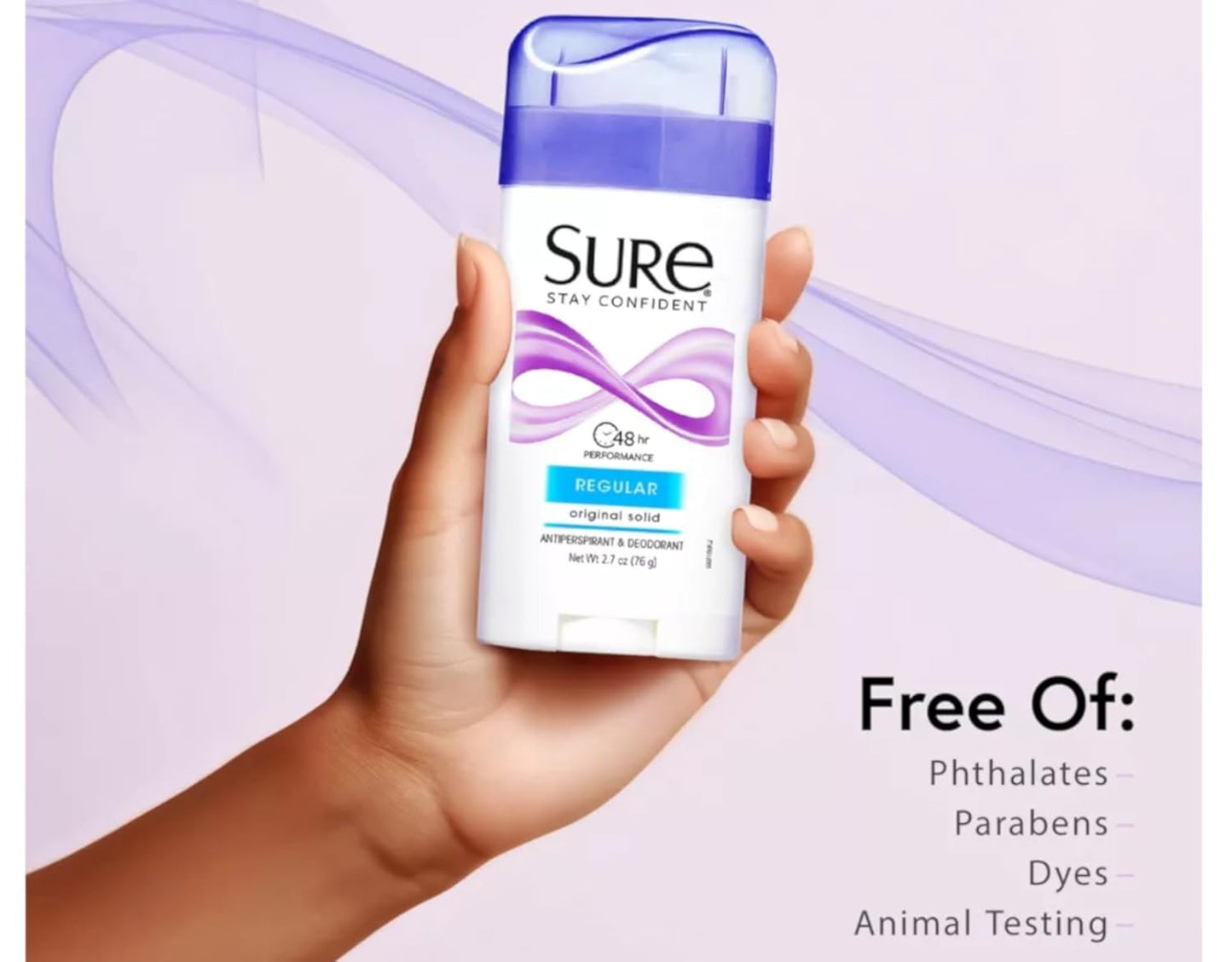 Invisible Solid Anti-Perspirant Deodorant - Fresh and Cool by Sure for Unisex - 2.6 oz Deodorant Stick