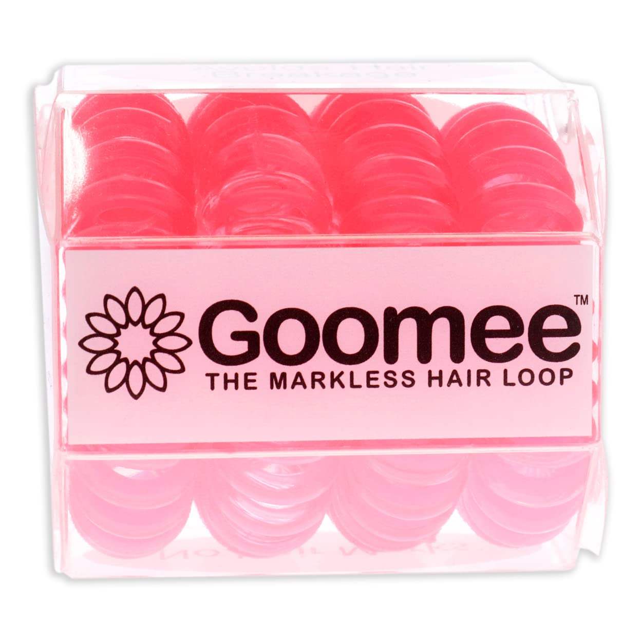 The Markless Hair Loop Set - Got Pink by Goomee for Women - 4 Pc Hair Tie