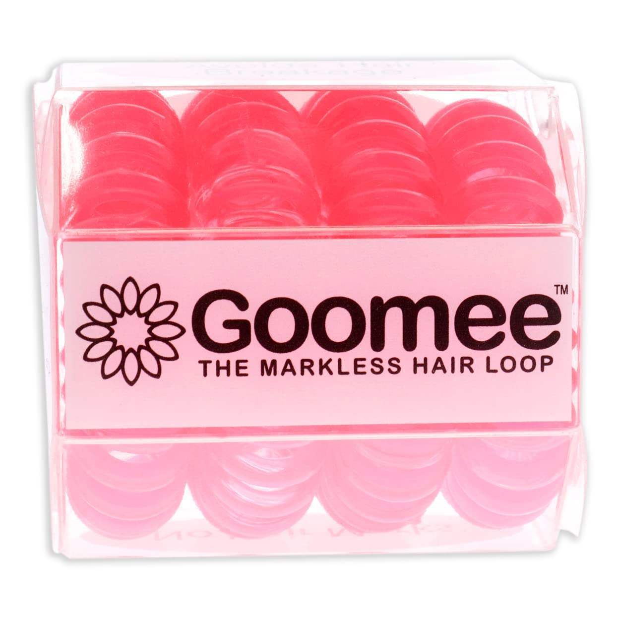The Markless Hair Loop Set - PCH Pink by Goomee for Women - 4 Pc Hair Tie