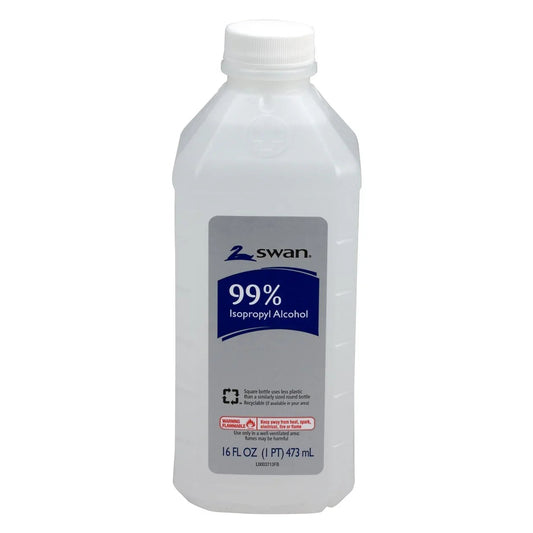 Swan Isopropyl Alcohol, 99%, Pint, 473ml / 16 oz
