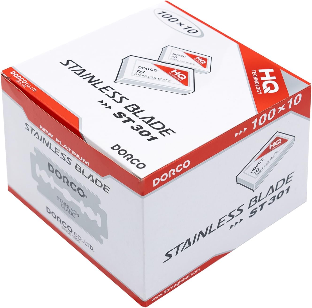 Dorco ST301 Platinum Extra Double Edge Razor Blade - 10000 ct