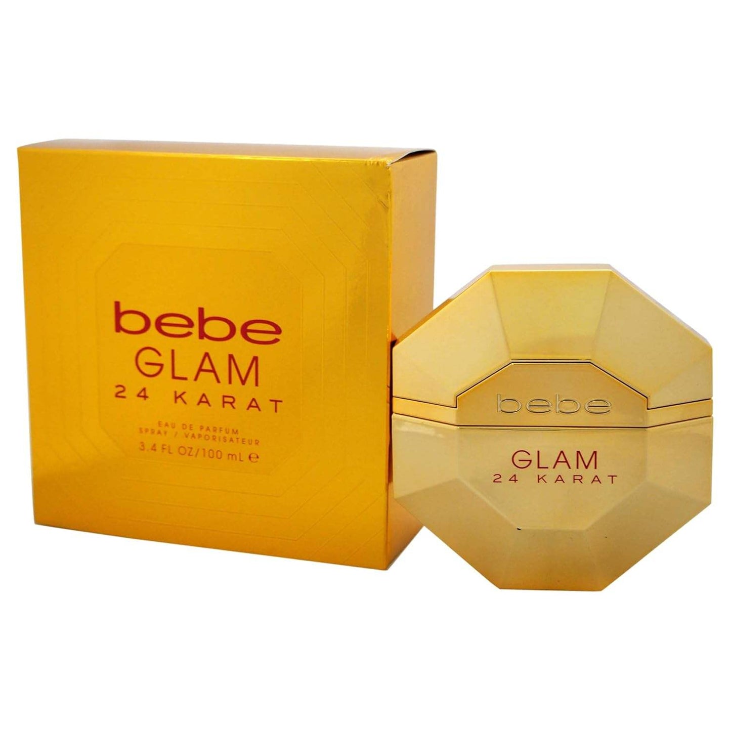 Bebe Glam 24 Karat by Bebe for Women - 3.4 oz EDP Spray (Tester)
