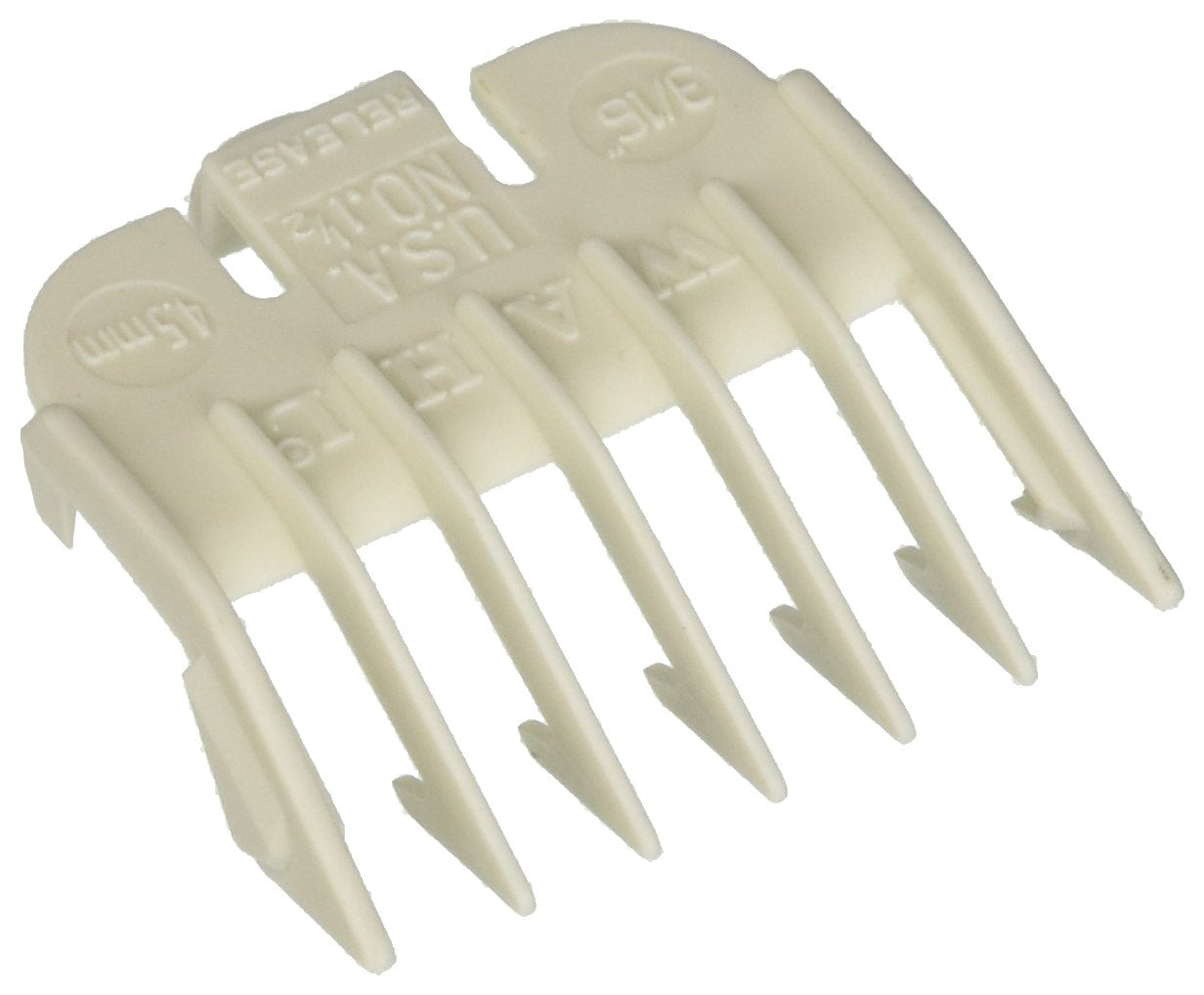 Wahl #1 1/2 Color-Coded Nylon Cutting Guide Comb - Off White (3/16")Wahl #1 1/2 Color-Coded Nylon Cutting Guide Comb - Off White (3/16")