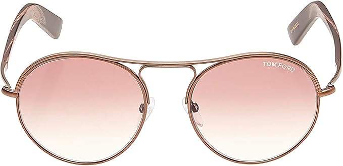 Tom Ford TF449 49T Jessie - Matte Dark Brown-Gradient Bordeaux by Tom Ford for Men - 54-18-145 mm Sunglasses