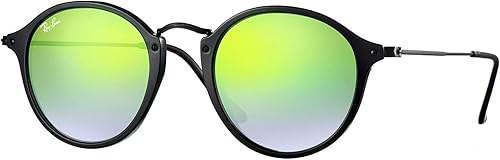 Ray Ban RB 2447 901-4J - Black-Green Gradient Flash by Ray Ban for Unisex - 49-21-145 mm Sunglasses