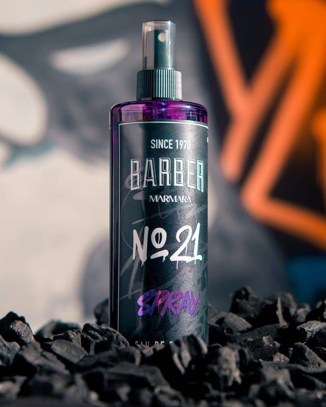 The Shave Factory Straight Edge Razor Kit (Matte/Barber No21 50ml Cologne / 100 Derby Premium Single Edge Razor Blades) - BarberSets