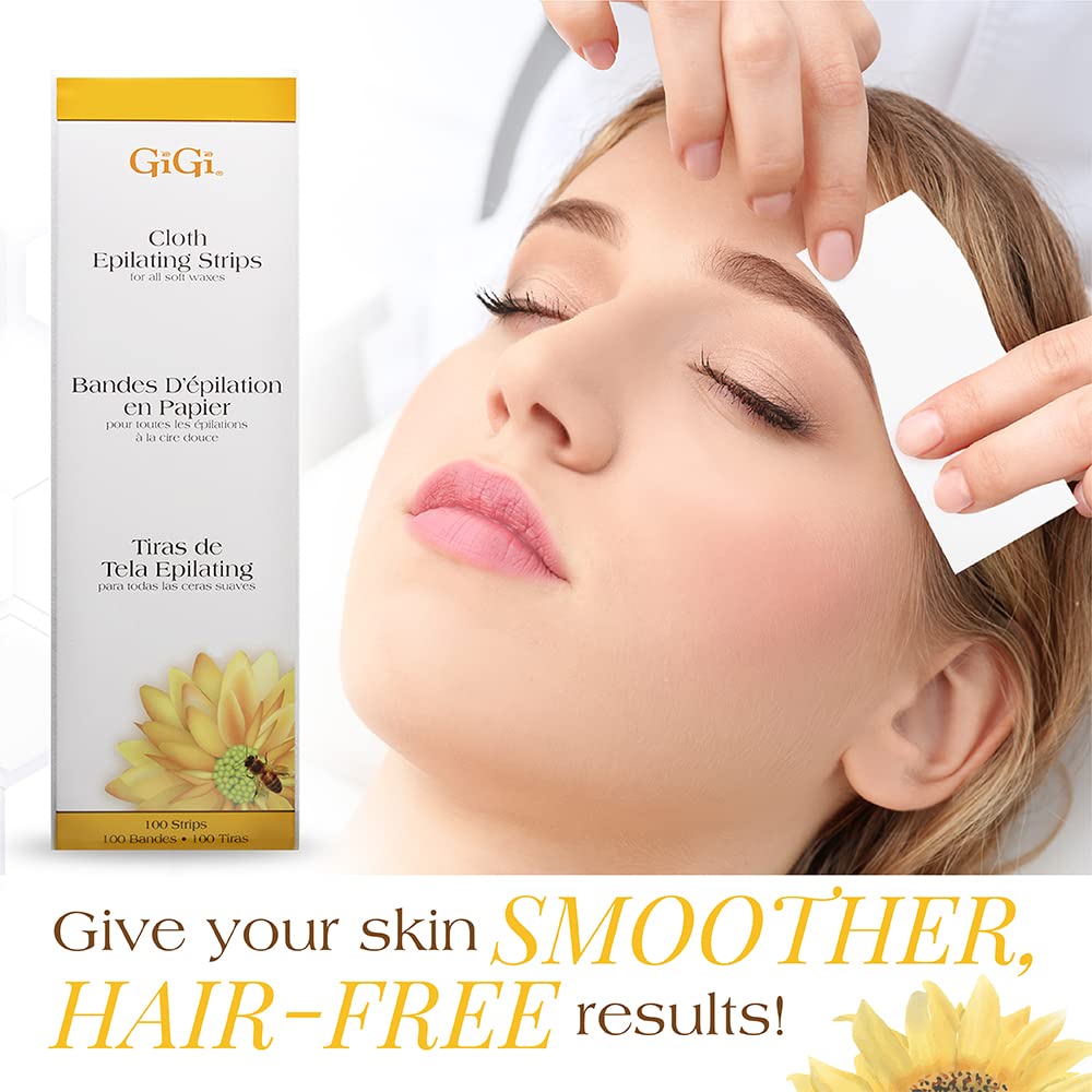 Gigi Small Cloth Epilating Strips (100 pcs) (0.4lb)