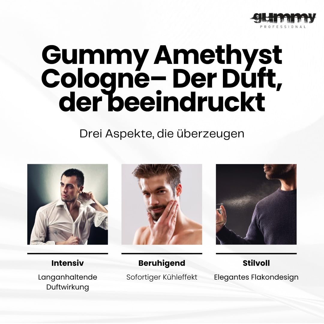 Gummy New Aftershave Cologne - 400 ml Amethyst