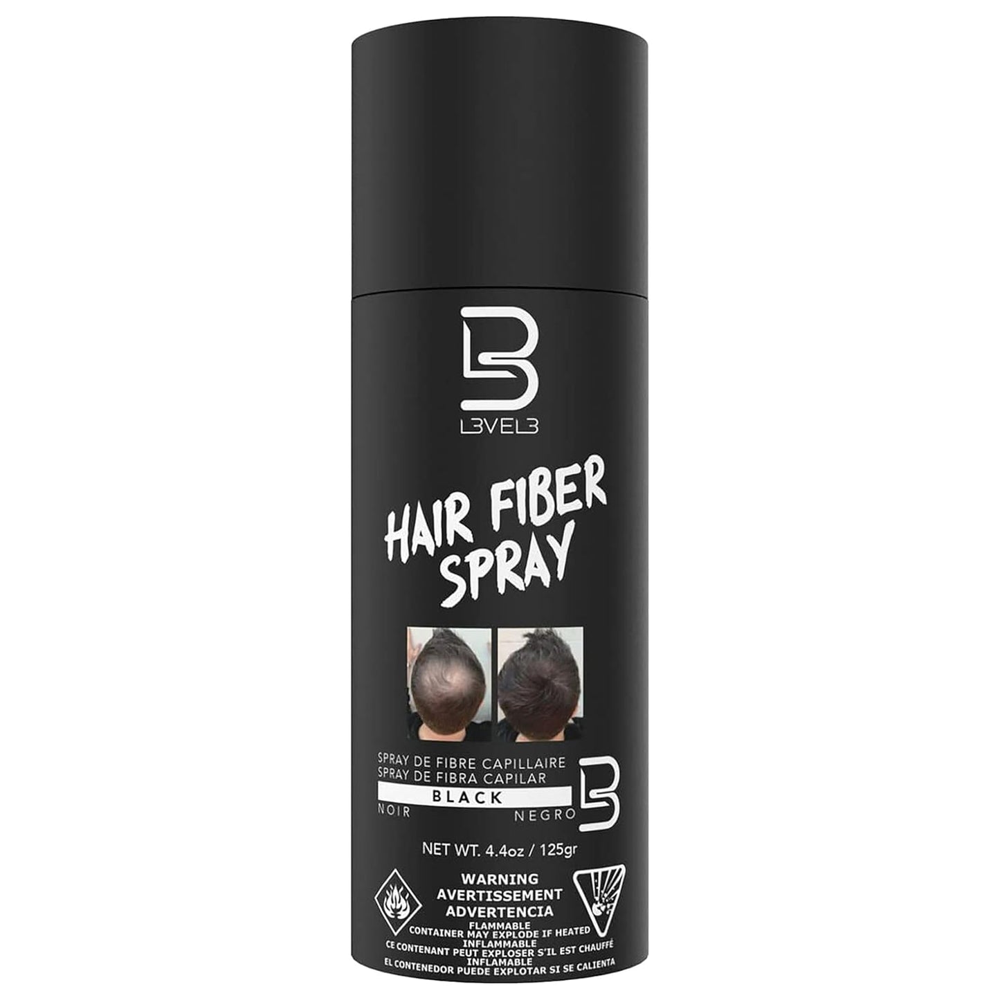 L3VEL3 Hair Fiber Spray 4.4 oz - Multipack