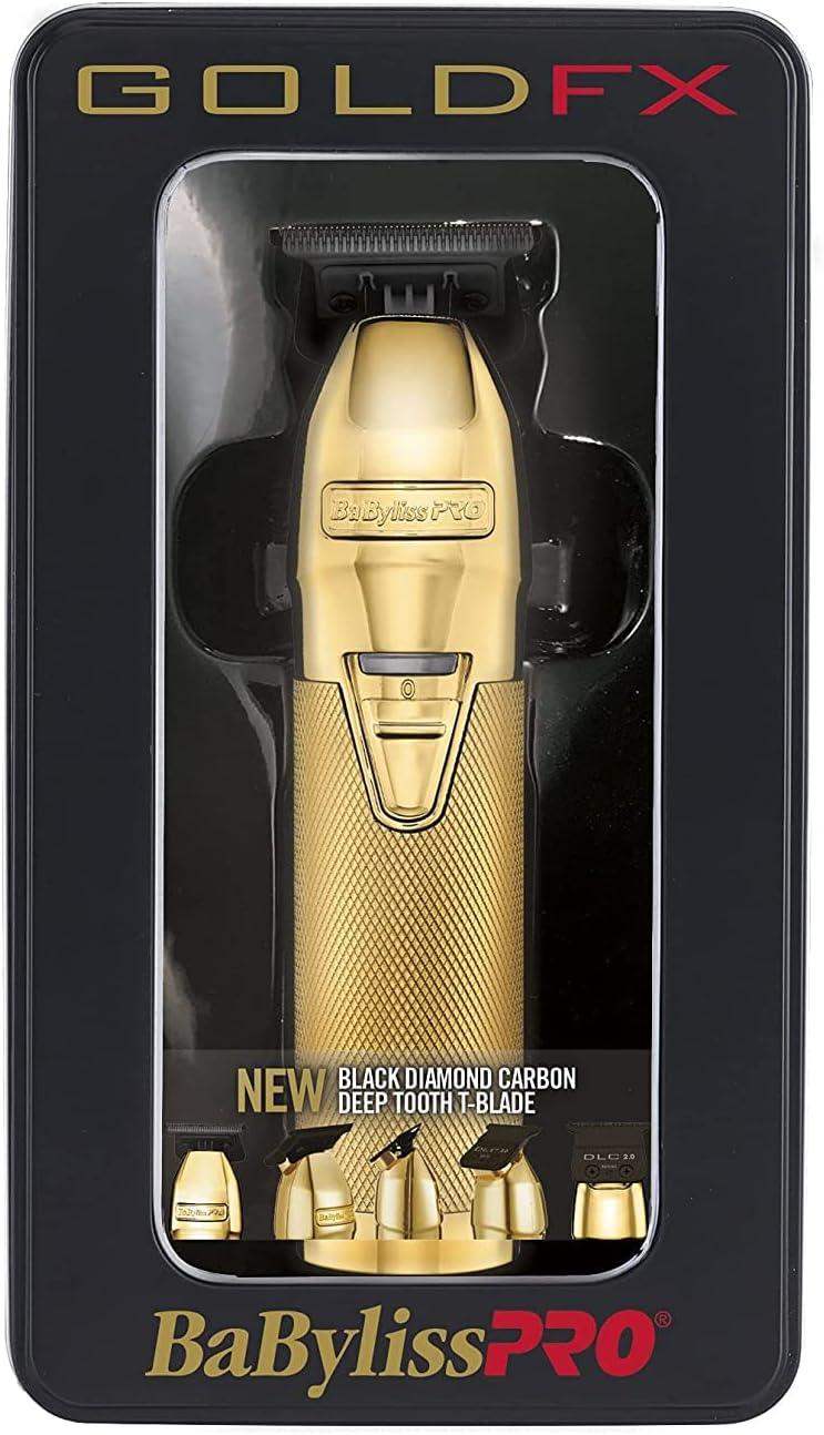 BABYLISS PRO GOLDFX Metal Lithium Outlining Trimmer W/ DLC-Blade - BarberSets
