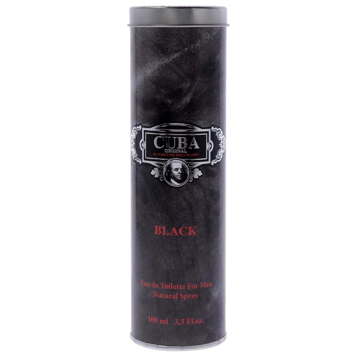 Cuba Black by Cuba for Men - 3.3 oz EDT Spray