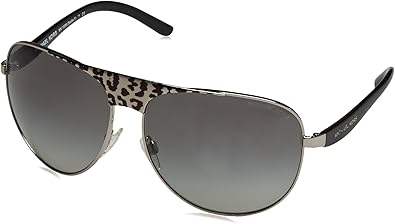 Michael Kors MK 1006 105911 Sadie II - Black Silver Leopard-Black by Michael Kors for Women - 62-14-125 mm Sunglasses