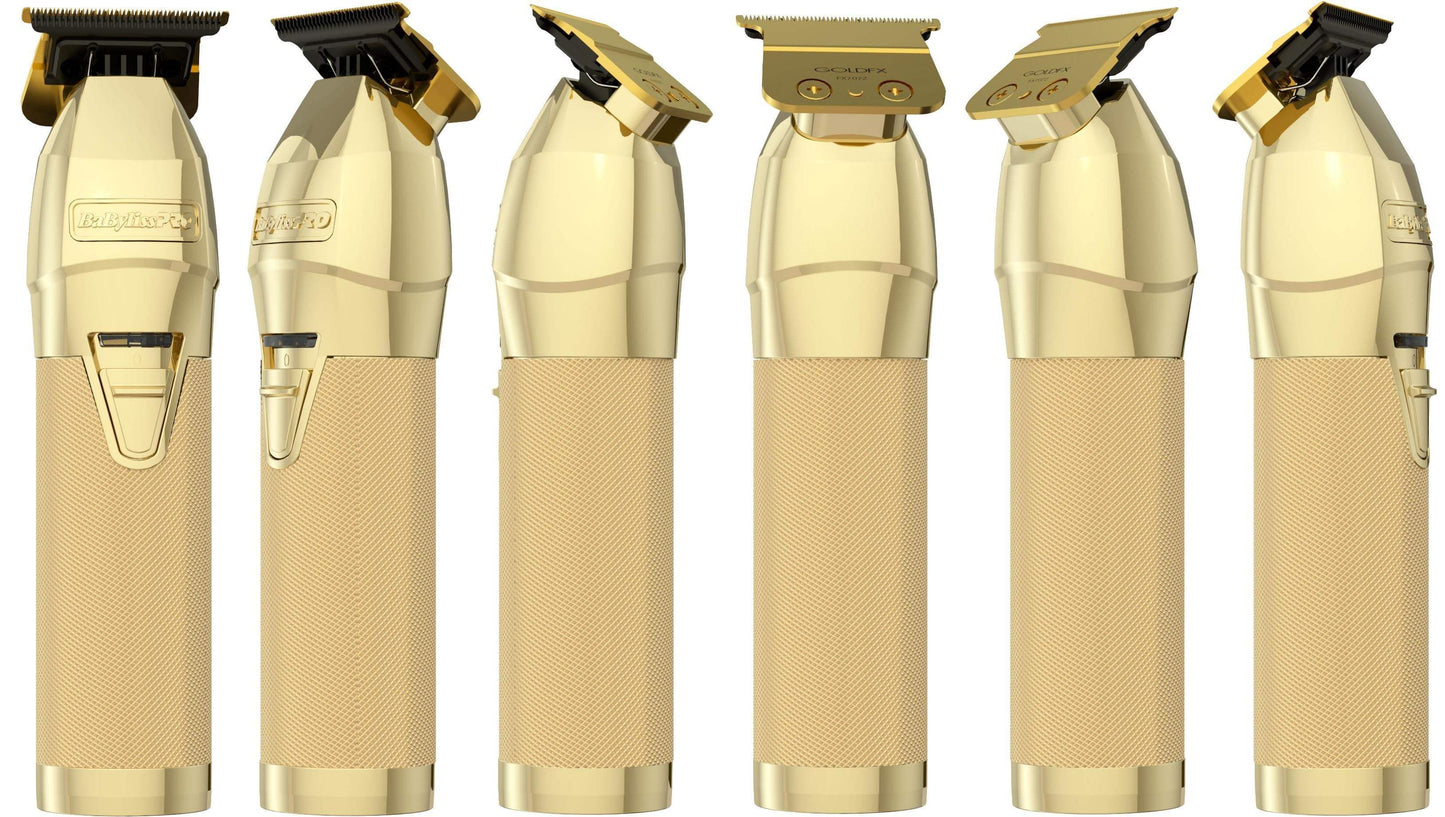 BaBylissPRO GoldFX Cordless Trimmer - Professional High-Precision Gold Detailing and Outlining Tool