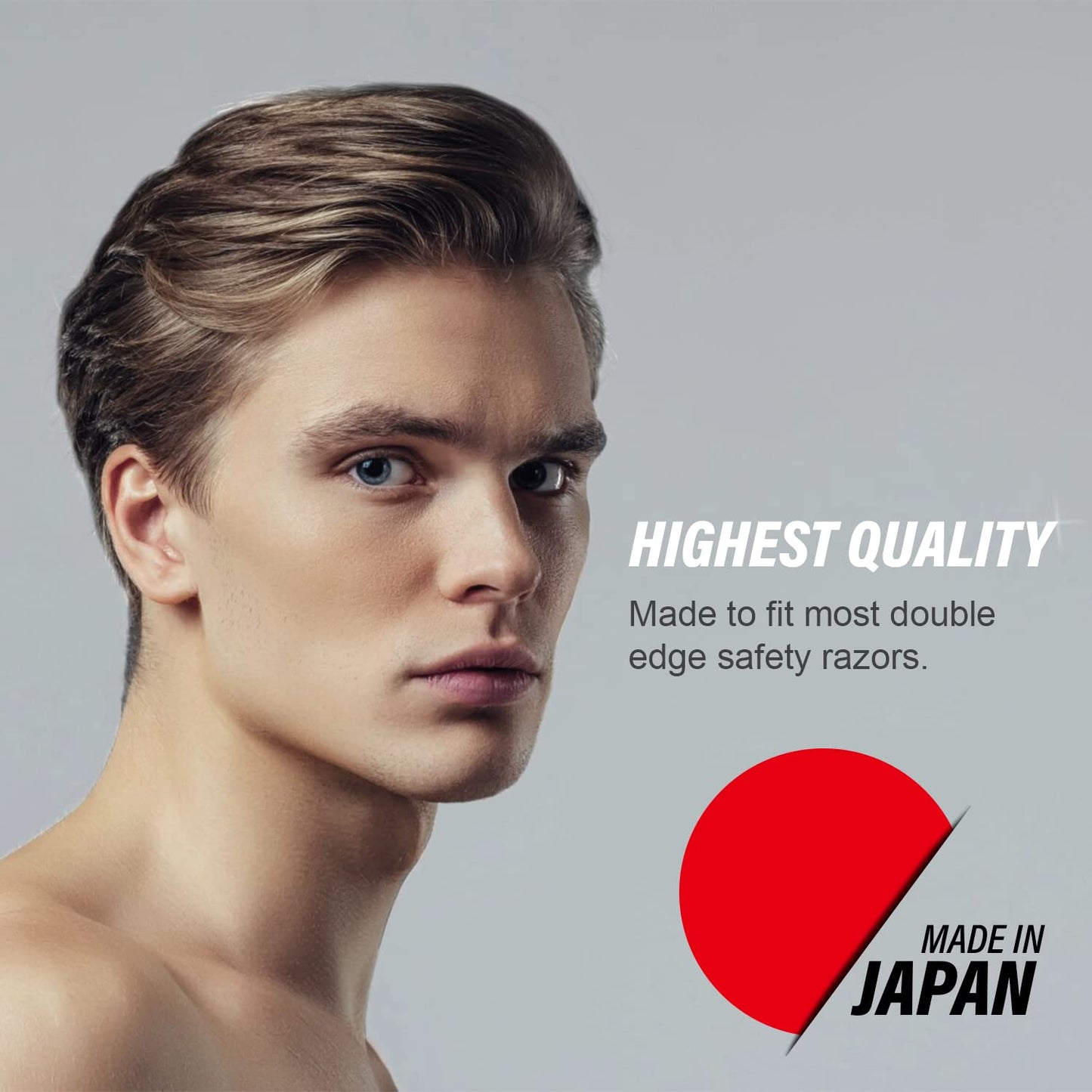 Feather Hi Stainless Double Edge Blades, 5 Count