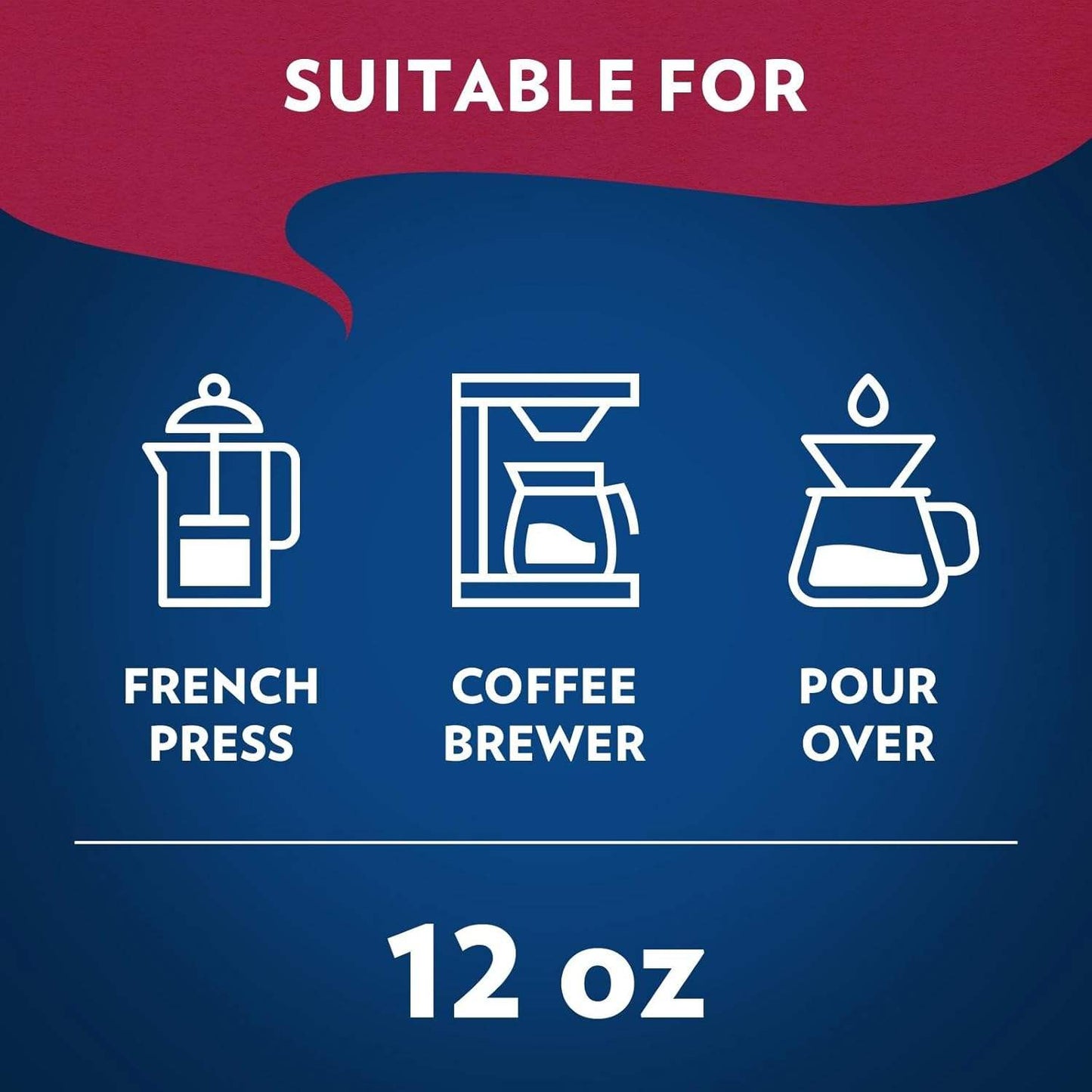 Intenso Dark Roast Ground Coffee by Lavazza for Unisex - 12 oz Coffee