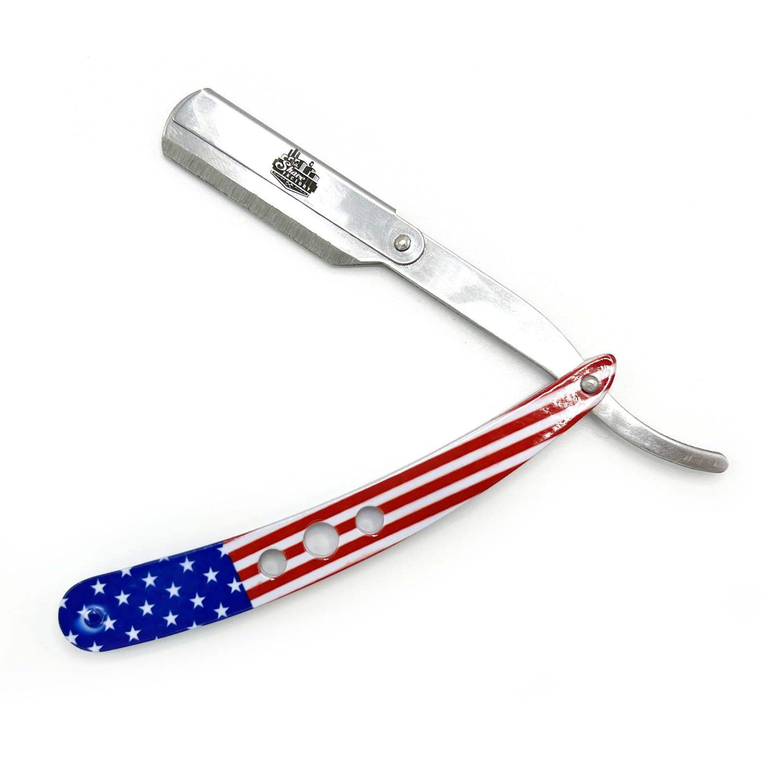 The Shave Factory Straight Edge Razor Kit (USA/Derby Professional Single Edge Razor Blades) - BarberSets