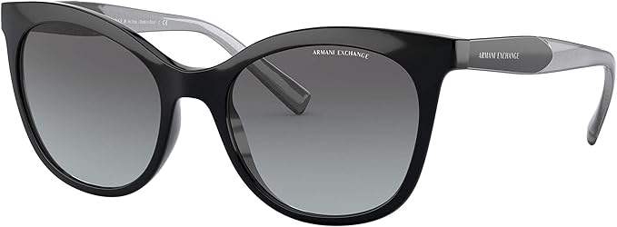 Armani Exchange AX 4046S 8158-11 - Black-Grey Gradient by Armani Exchange for Women - 54-19-140 mm Sunglasses
