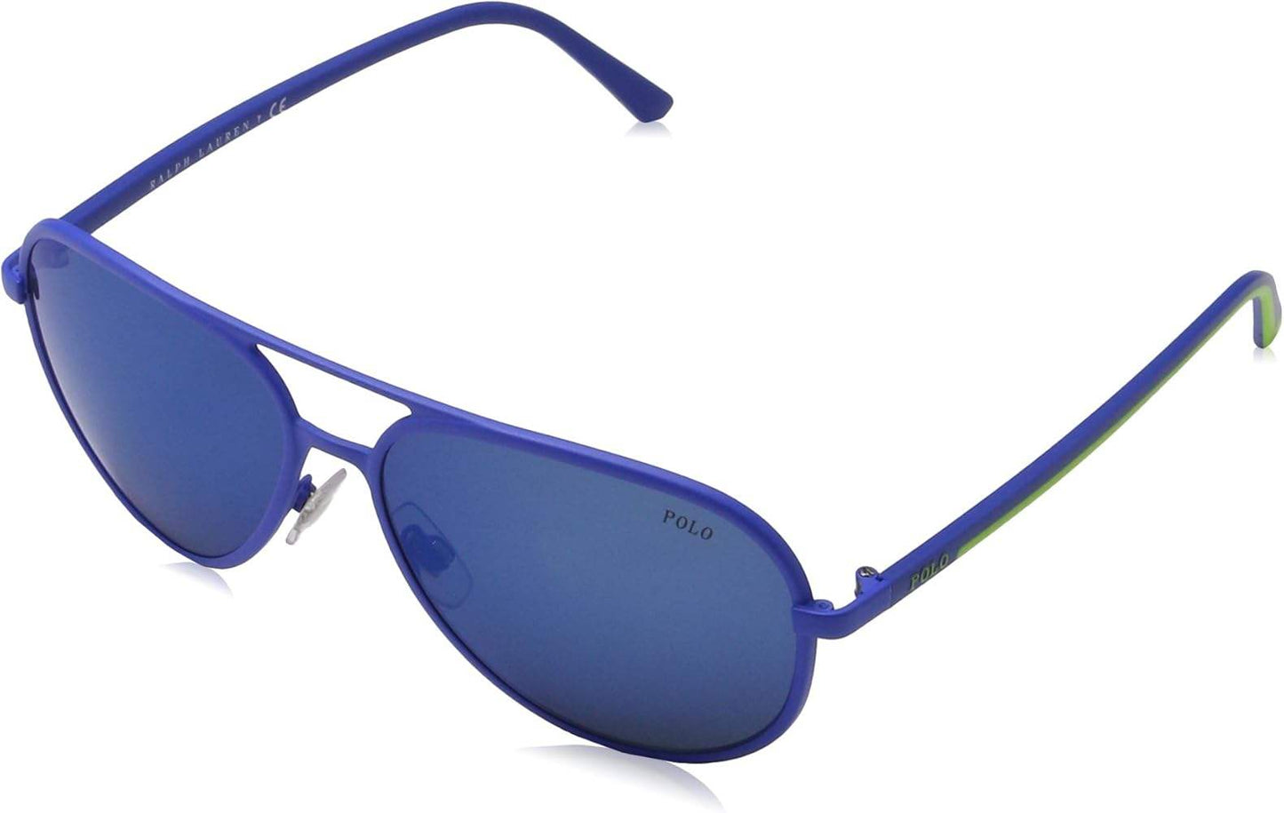 Polo Ralph Lauren PH 3102 9318-55 - Matte Royal Blue-Blue by Ralph Lauren for Men - 59-15-145 mm Sunglasses