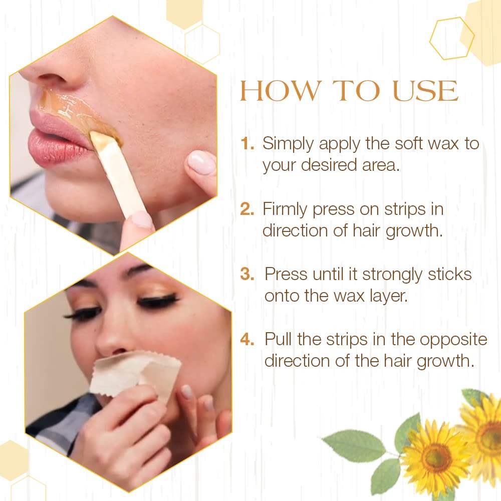 Gigi Small Natural Muslin Strips-100Pk