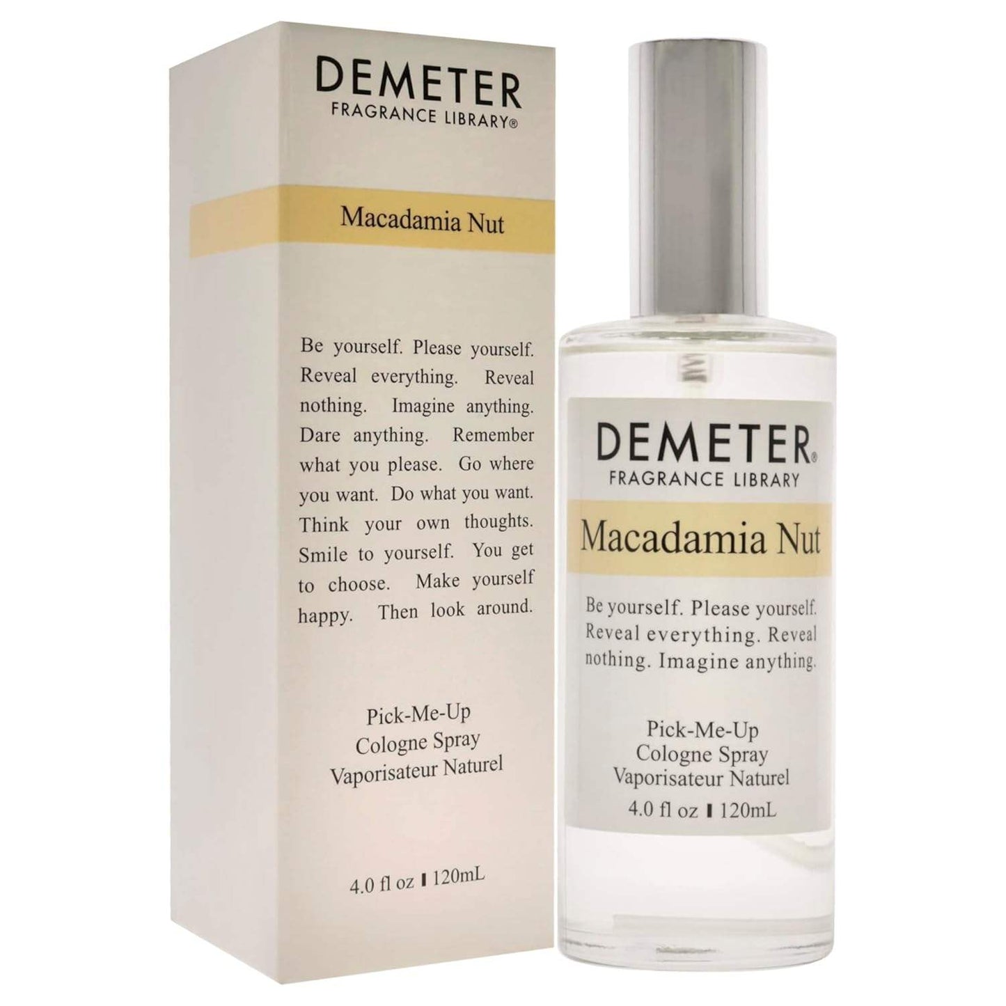 Macadamia Nut by Demeter for Women - 4 oz Cologne Spray
